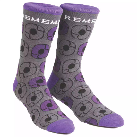 Purple Poppy Socks