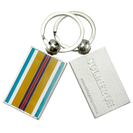 Afghanistan Campaign Silver Key Ring