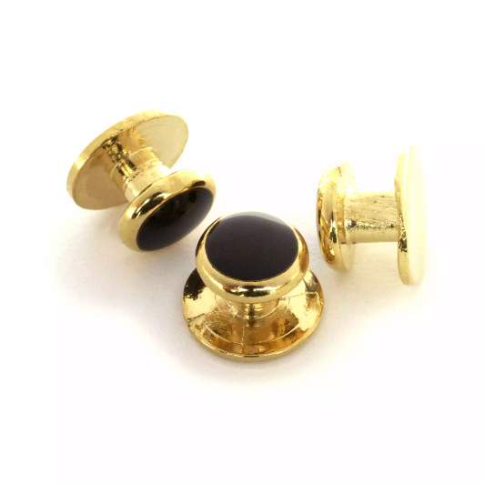 Dress Studs Gold/Black