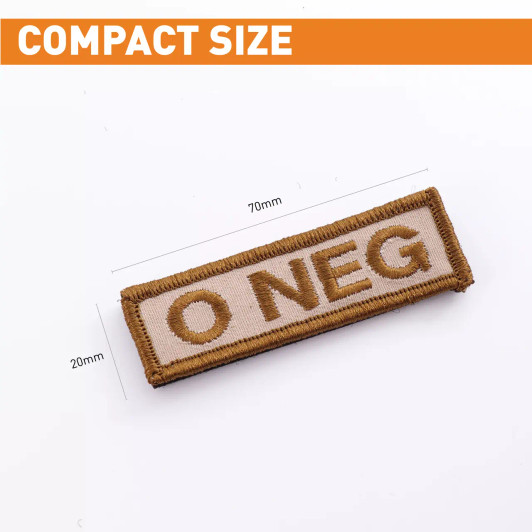 Contact Gear Blood Group Patch O Neg