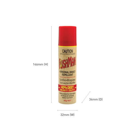 Bushman Aerosol 60g 40% Deet