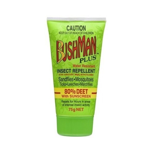 Bushman Plus Gel 75g 80%Deet w/Sunscreen
