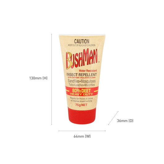 Bushman Ultra Gel 75gm 80% Deet
