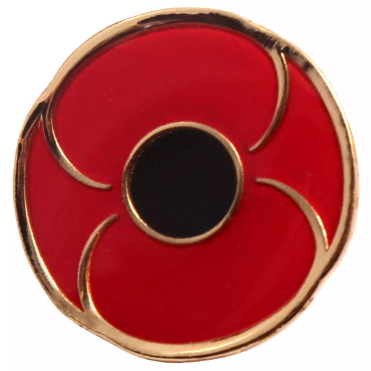 2D Poppy Recollections Lapel Pin