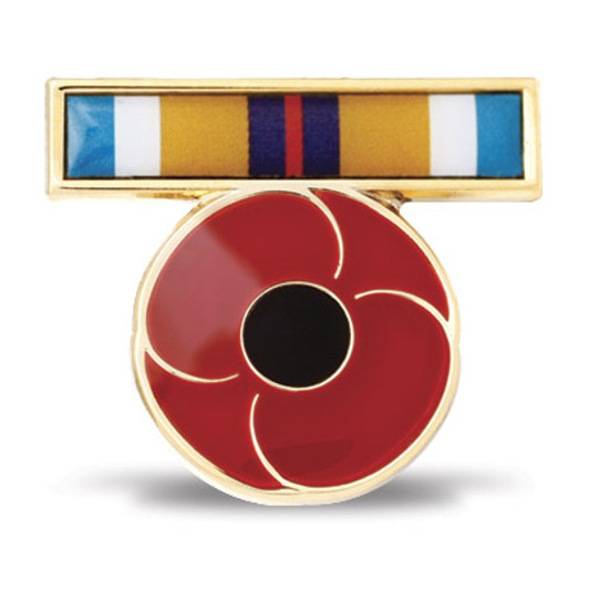 Afghanistan Ribbon Poppy Lapel Pin The war in Afghanistan was Australia's longest. This rich, enamel-filled 25mm Afghanistan ribbon badge available from the military specialists helps us reflect on the service, commitment and sacrifice Afghanistan Ribbon Poppy Lapel Pin The war in Afghanistan was Australia's longest. This rich, enamel-filled 25mm Afghanistan ribbon badge available from the military specialists helps us reflect on the service, commitment and sacrifice