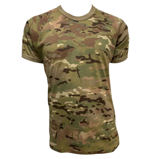 Adult Short Sleve Multicam Army T-Shirt