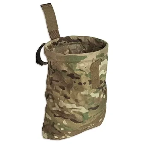 Tasmanian Tiger Dump Pouch MC Tasmanian Tiger Dump Pouch MCorder now from the military specialists. 'Dumping pouch' for magazines or other utensils. Features: One-handed operation with folding side parts * Small roll-together, fas