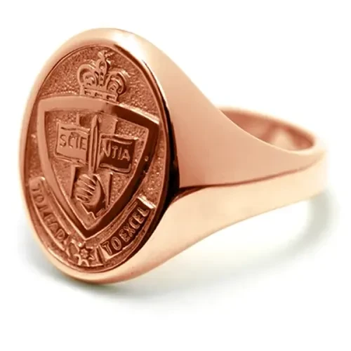 ADFA 9ct Rose Gold Ring A Stunning Australian Defence Force Academy (ADFA) Solid 9ct Rose Gold Ring order today from the military specialists. Our quality rings are custom-made to order - please choose carefully as changes to
