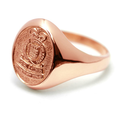 RAAOC 9ct Rose Gold Ring Order the stunning Royal Australian Army Ordnance Corps (RAAOC) Solid 9ct Rose Gold Ring today from the military specialists. Our quality rings are custom-made to order - please choose carefully as ch