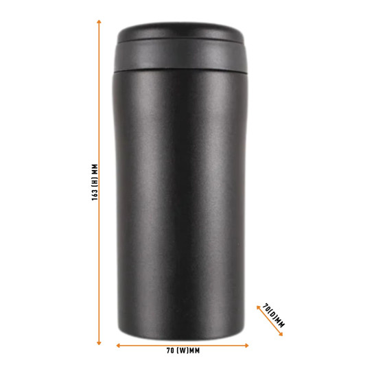 Lifeventure Thermal Mug - Matt Black