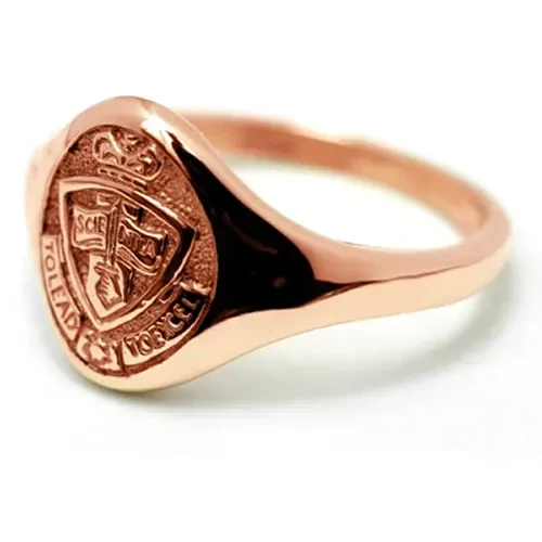 ADFA 18ct Rose Gold Ring C Stunning Australian Defence Force Academy (ADFA) Solid 18ct Rose Gold Ring order today from the military specialists. Our quality rings are custom-made to order - please choose carefully as changes to