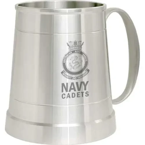 ANC Pewter Tankard Australian Navy Cadets (ANC) crest Engraved on a traditional pewter tankard from Military Shop. Order online now. This stylish tankard is a brilliant addition to your trophy shelf or pool room.