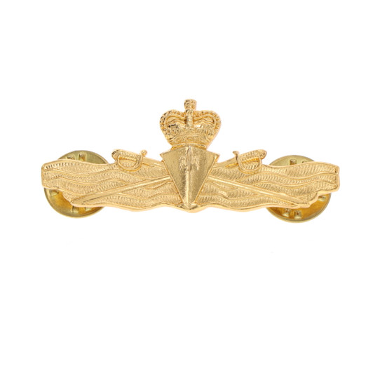 Principal Warfare Officer Gold Badge Order the quality Principal Warfare Officer Gold Badge today from the military specialists. Available now, this badge is perfectly sized and features two butterfly clutch pins to make it ready for wea