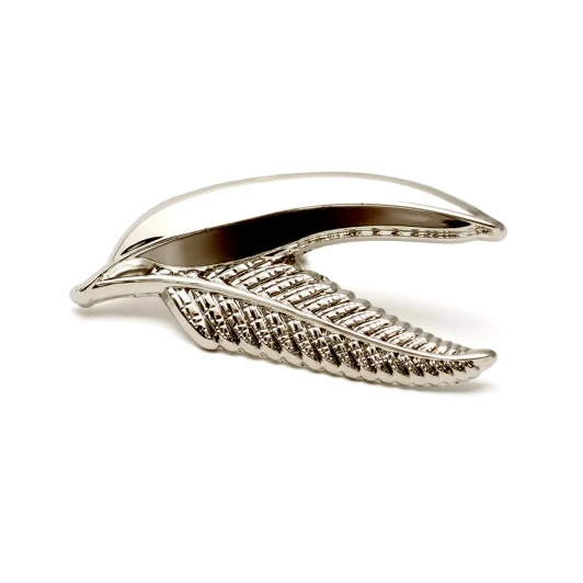 Gum Leaf and Fern Frond Lapel Pin