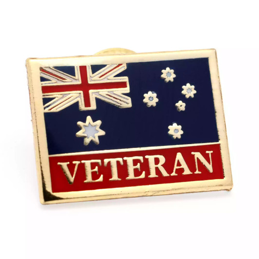 Army Veteran Flag Badge