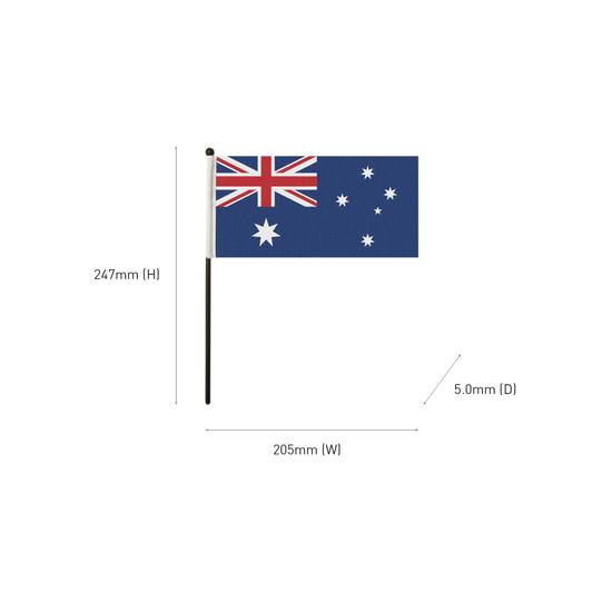 Australian Flag Waver Flag