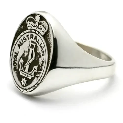 Navy Ring Sterling Silver Stunning Navy Solid Sterling Silver Ring order today from the military specialists. Our quality rings are custom-made to order - please choose carefully as changes to or cancellation of your order aft