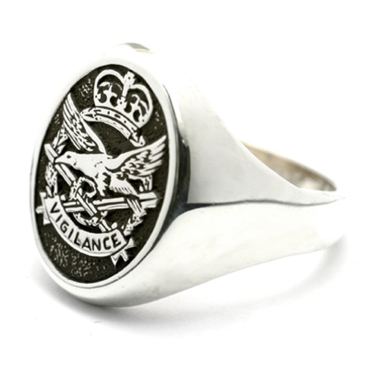 AAAvn Sterling Silver Ring Stunning Australian Aviation Army Corps (AAAvN) Solid Sterling Silver Ring order today from the military specialists. Our quality rings are custom-made to order - please choose carefully as changes to