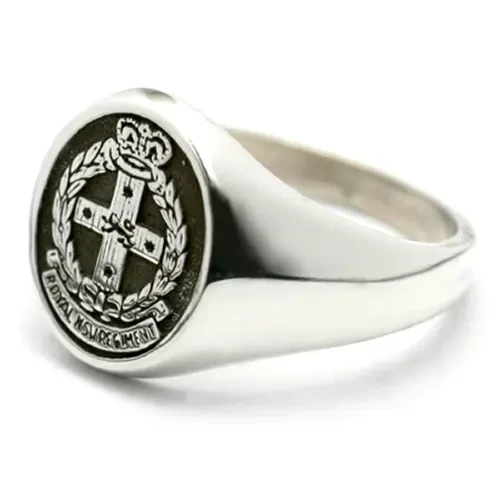 RNSWR Sterling Silver Ring Order the stunning Royal New South Wales Regiment (RNSWR) Solid Sterling Silver Ring today from the military specialists. Our quality rings are custom-made to order - please choose carefully as change