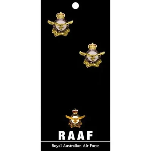 Air Force Cuff Links On Card Air Force 20mm full colour enamel cuff links. Order now from the military specialists. Displayed on a presentation card. These beautiful gold plated cuff links are the perfect accessory for work or fu