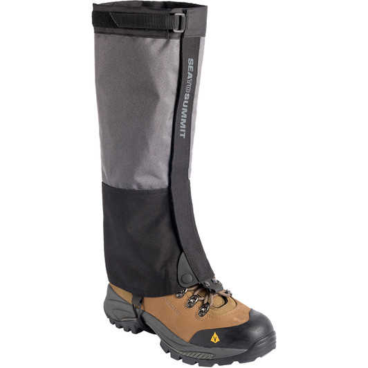 Overland Gaiters Incredible value, hard wearing and easy to put on and adjust, these gaiters are perfect for the track they were named after and adventures beyond. Features: 450 denier ripstop nylon * Great value bush