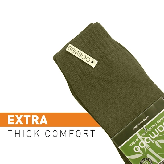 Extra Thick Bamboo Socks KH