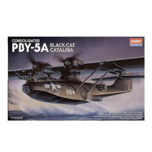 Academy 1/72 PBY-5A Black Cat Catalina w/Aus Decals Academy 1/72 PBY-5A Black Cat Catalina Kit Model is supplied unassembled and requires additional paints and glue Scale 1/72 PBY-5A Black Cat Catalina with Australian decals History The Consolidated P Academy 1/72 PBY-5A Black Cat Catalina w/Aus Decals Academy 1/72 PBY-5A Black Cat Catalina Kit Model is supplied unassembled and requires additional paints and glue Scale 1/72 PBY-5A Black Cat Catalina with Australian decals History The Consolidated P