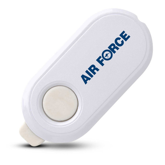 Air Force Swivel Eraser This clever swivel eraser provides long lasting brand promotion and connection to Air Force.  Affordable promotional gift ideal for school age recipients.
