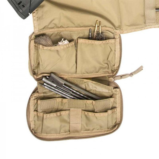 Field Utility Cleaning Kit pouch MKII - Multicam The Field Utility Cleaning Kit pouch is back. An essential piece of kit for operators in the field to keep their weapon parts out of the dirt whilst the weapon is dismantled. The Field Utility Cleanin