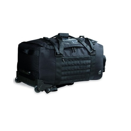 Tasmanian Tiger Transporter Small BK Tasmanian Tiger Transporter Small BK order now from Military Shop. Roll & Carry. Features: Shoulder harness fixation at bottom of bag (straps to stow away inside of bag) * Detachable handles and compr