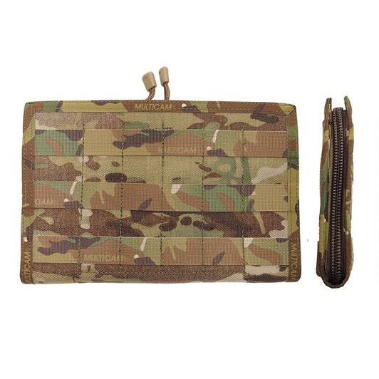 Commander Panel large - Multicam This Commander Panel allows the use of maps and other navigational items on a flat clean, protected surface. Six PALS columns wide on the front means there is sufficient space for the attachment of ex