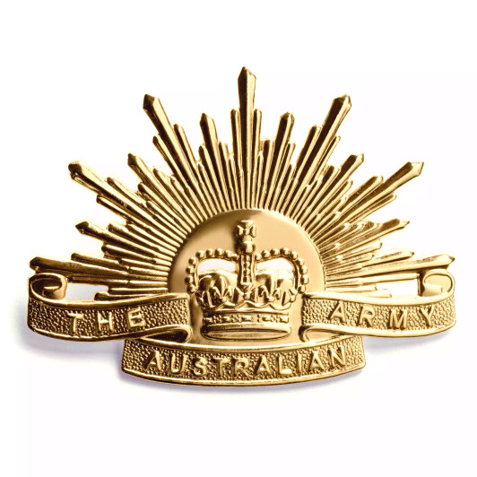 Rising Sun Hat Badge 1991 Edition 7th