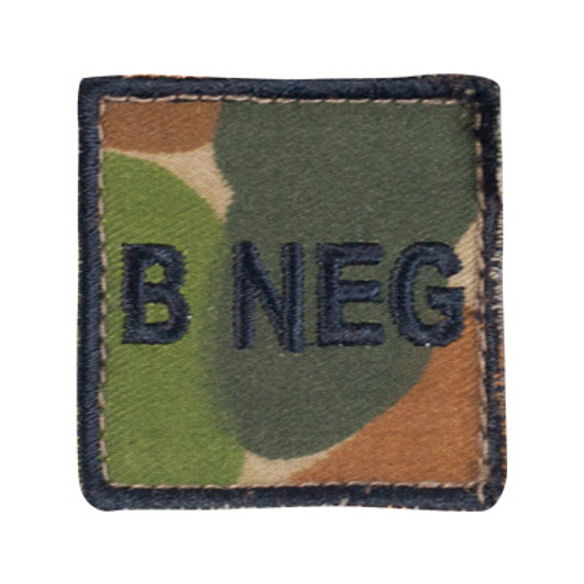 B Negative Patch AC Auscam An Auscam blood type patch from Contact Gear Australia. Perfectly sized, this patch is for B Negative. Featuring a loop and hook attachment get this to your set-up now. Specifications: Colour: Auscam B Negative Patch AC Auscam An Auscam blood type patch from Contact Gear Australia. Perfectly sized, this patch is for B Negative. Featuring a loop and hook attachment get this to your set-up now. Specifications: Colour: Auscam