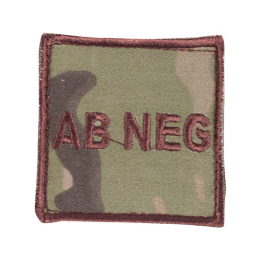 AB Negative Patch MC Multicam A Multicam blood type patch from Contact Gear Australia. Perfectly sized, this patch is for AB Negative. Featuring a loop and hook attachment get this to your set-up now. Specifications: Colour: Mulit AB Negative Patch MC Multicam A Multicam blood type patch from Contact Gear Australia. Perfectly sized, this patch is for AB Negative. Featuring a loop and hook attachment get this to your set-up now. Specifications: Colour: Mulit