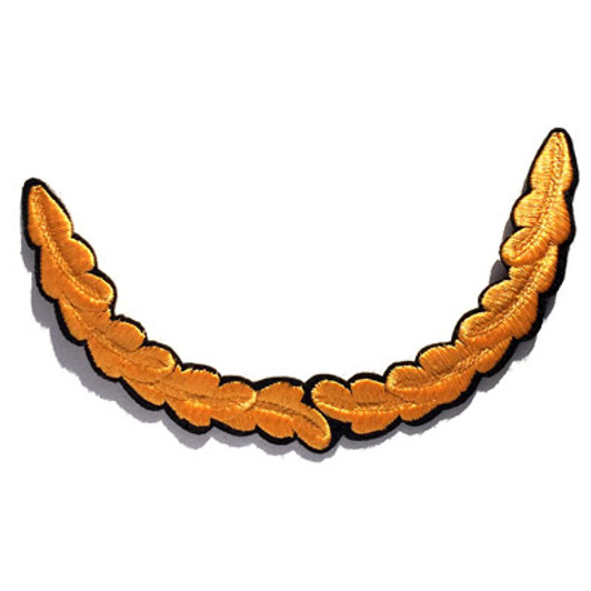 Iron On Single Oak Leaf for Cap Order your quality embroidered Senior Officer Oak Leaf with a Flock Iron-on backing from the military specialists today. This Single Oak Leaf can be easily added to your cap peak with the Iron-on back