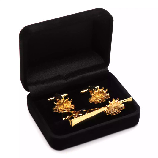 Army Cuff Link & Tie Bar Set