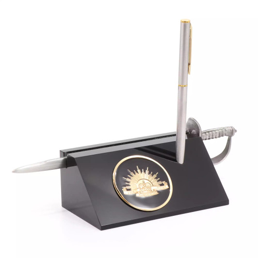 Army Sword Desk Set