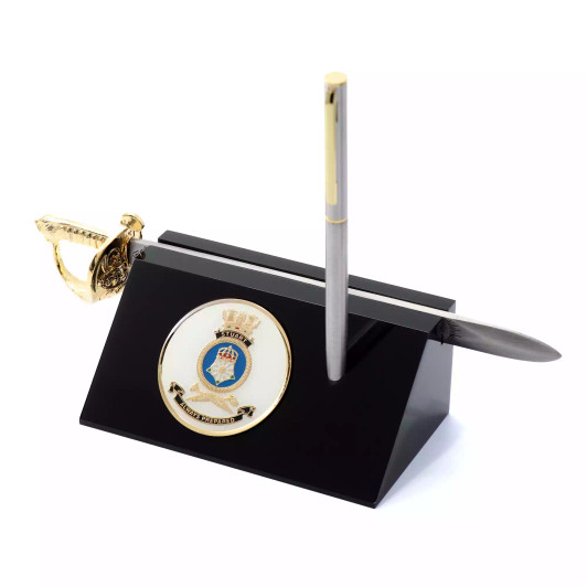 HMAS Stuart Sword Desk Set