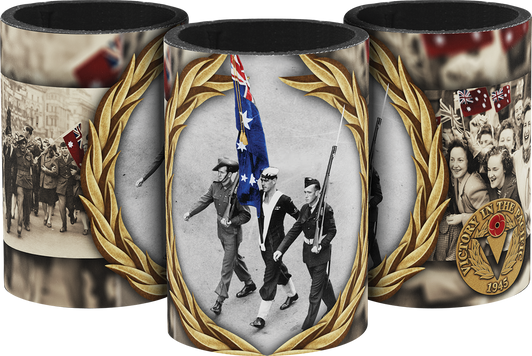 Pacific Victory Drink Cooler Commemorating Victory in the Pacific theatre in 1945. Victory in the Pacific Day (VP Day) is commemorated each year on August 15.  Also referred to as VJ Day (Victory over Japan), VP Day commemorates