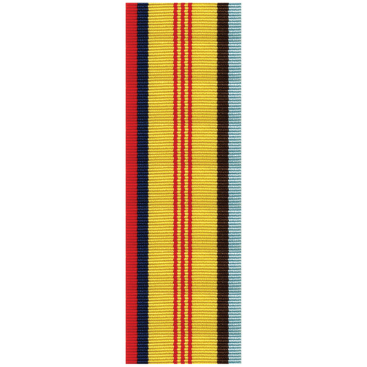 Miniature Vietnam Logistics & Support Medal (Ribbon Only) Per CM Vietnam Logistic & Support Medal Miniature (ribbon only) per cmThe quality of our ribbon is guaranteed, sourced from the world's best and manufactured in the UK. Buy now with confidence as our product