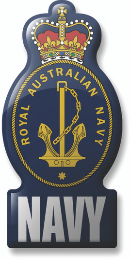 Navy Crest Magnet Royal Australian Navy crest magnet in full colour print. Keeps your notes and pictures where you can see them! Size: 50mm x 98mm Navy Crest Magnet Royal Australian Navy crest magnet in full colour print. Keeps your notes and pictures where you can see them! Size: 50mm x 98mm