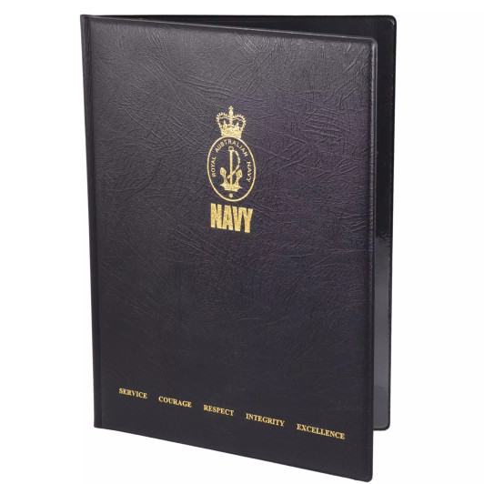 Navy A4 Certificate Folder