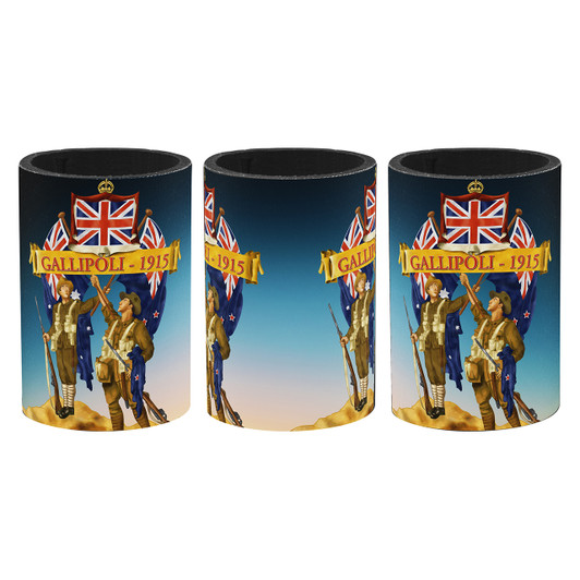 Australia & New Zealand Gallipoli Drink Cooler The new barbeque and camping staple. A beautiful commemorative cooler. An eye-catching cooler, perfect for keeping your drinks cold. Featuring unique artwork inspired by the WWI illustration 'A.N.Z.A.