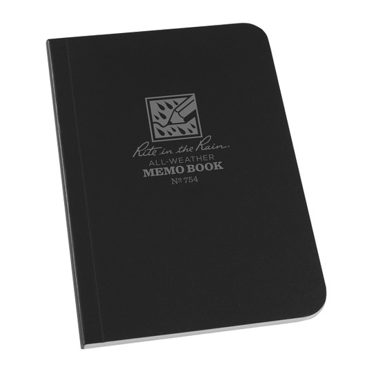 RITR Bound Soft Cover 3.125 x 5 Field Flex Book - Universal - Black SOFT COVER BOOKS: Rite in the Rain's soft cover Field-Flex Notebooks are tough, resilient, and flexible. Our weather-resistant and archival-grade paper resists stains, survives moisture, and lasts for