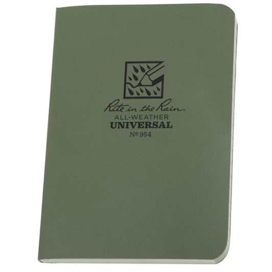 RITR Bound Soft Cover 3.125 x 5 Field Flex Book - Universal - Green