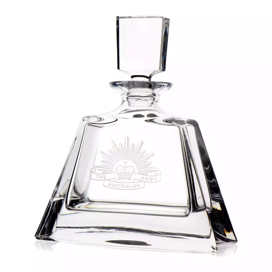 Army Bohemia Crystal 500ml Decanter 7th Pattern