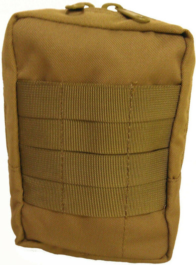 TAS 3376 Medic Utility Pouch large - Khaki Heavy duty zipperInternal elastic pouchesMesh eyelet drainage holesExcellent sized first aid pouchHeavy duty 900D 2 coats PU fabricHeavy duty webbingDimensions: 18 x 12 x 8cmWeight: 165g