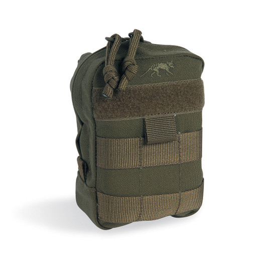 Tasmanian Tiger TAC Pouch 1 Vertical-Olive Extra wide zipped opening; Velcro strips for name tag; MOLLE system; Needs two MOLLE loops. Measurments: 15 x 10 x 4 cm Weight: 100g Fabric: CORDURA® 700 den