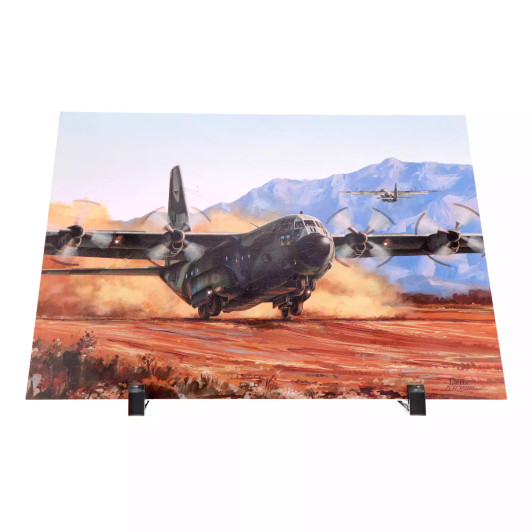 C-130 Hercules Limited Edition Aluminium Artwork by Drew Harrison