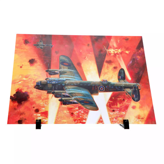 Lancaster Bomber Limited Edition Aluminium Artwork by Drew Harrison
